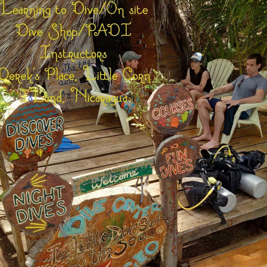 Derek'S Place Eco-Lodge Little Corn Island Esterno foto