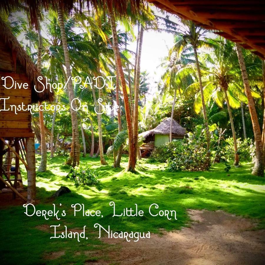 Derek'S Place Eco-Lodge Little Corn Island Esterno foto